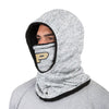 Purdue Boilermakers NCAA Heather Grey Big Logo Hooded Gaiter