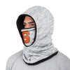 Syracuse Orange NCAA Heather Grey Big Logo Hooded Gaiter