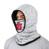 Utah Utes NCAA Heather Grey Big Logo Hooded Gaiter