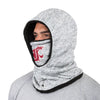 Washington State Cougars NCAA Heather Grey Big Logo Hooded Gaiter