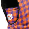 Clemson Tigers NCAA Plaid Hooded Gaiter