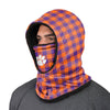 Clemson Tigers NCAA Plaid Hooded Gaiter