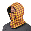 Iowa State Cyclones NCAA Plaid Hooded Gaiter