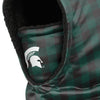 Michigan State Spartans NCAA Plaid Hooded Gaiter