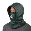 Michigan State Spartans NCAA Plaid Hooded Gaiter