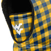 West Virginia Mountaineers NCAA Plaid Hooded Gaiter