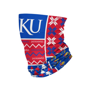 Kansas Jayhawks NCAA Busy Block Gaiter Scarf