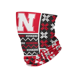 Nebraska Cornhuskers NCAA Busy Block Gaiter Scarf