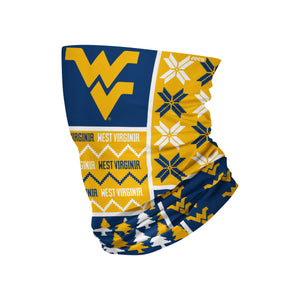 West Virginia Mountaineers NCAA Busy Block Gaiter Scarf