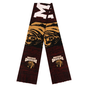 Montana Grizzlies NCAA Wordmark Big Logo Colorblend Scarf