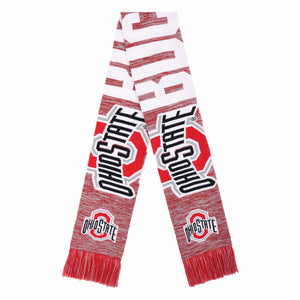 Ohio State Buckeyes NCAA Wordmark Big Logo Colorblend Scarf