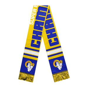 Los Angeles Rams NFL Super Bowl LVI Champions Vertical Flag