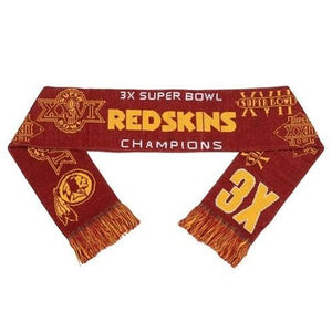 Washington Redskins 2015 NFL Team Logo Super Bowl Commemorative Acrylic Scarf
