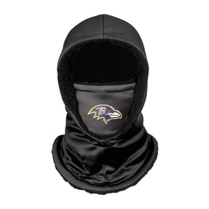 FOCO New Orleans Saints NFL Black Hooded Gaiter, Adult (svnfgrhdsn)