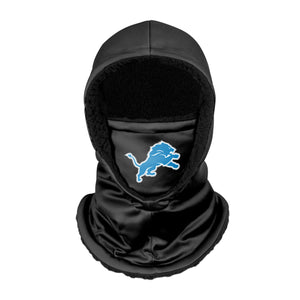Detroit Lions NFL Black Hooded Gaiter