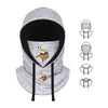 Minnesota Vikings NFL Heather Gray Drawstring Hooded Gaiter Scarf