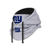 New York Giants NFL Heather Gray Drawstring Hooded Gaiter Scarf