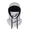 Philadelphia Eagles NFL Heather Gray Drawstring Hooded Gaiter Scarf