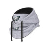 Philadelphia Eagles NFL Heather Gray Drawstring Hooded Gaiter Scarf