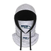 Seattle Seahawks NFL Heather Gray Drawstring Hooded Gaiter Scarf