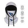 Tennessee Titans NFL Heather Gray Drawstring Hooded Gaiter Scarf