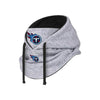 Tennessee Titans NFL Heather Gray Drawstring Hooded Gaiter Scarf