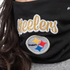 Pittsburgh Steelers NFL Glitter Waffle Gaiter Scarf