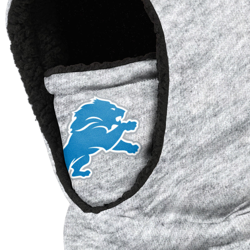 Carolina Panthers NFL Heather Grey Big Logo Hooded Gaiter