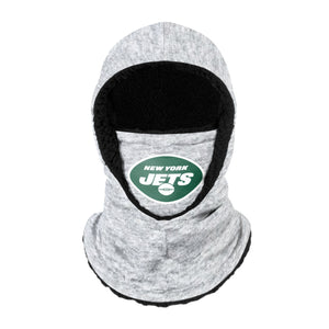 New York Jets NFL Heather Grey Big Logo Hooded Gaiter