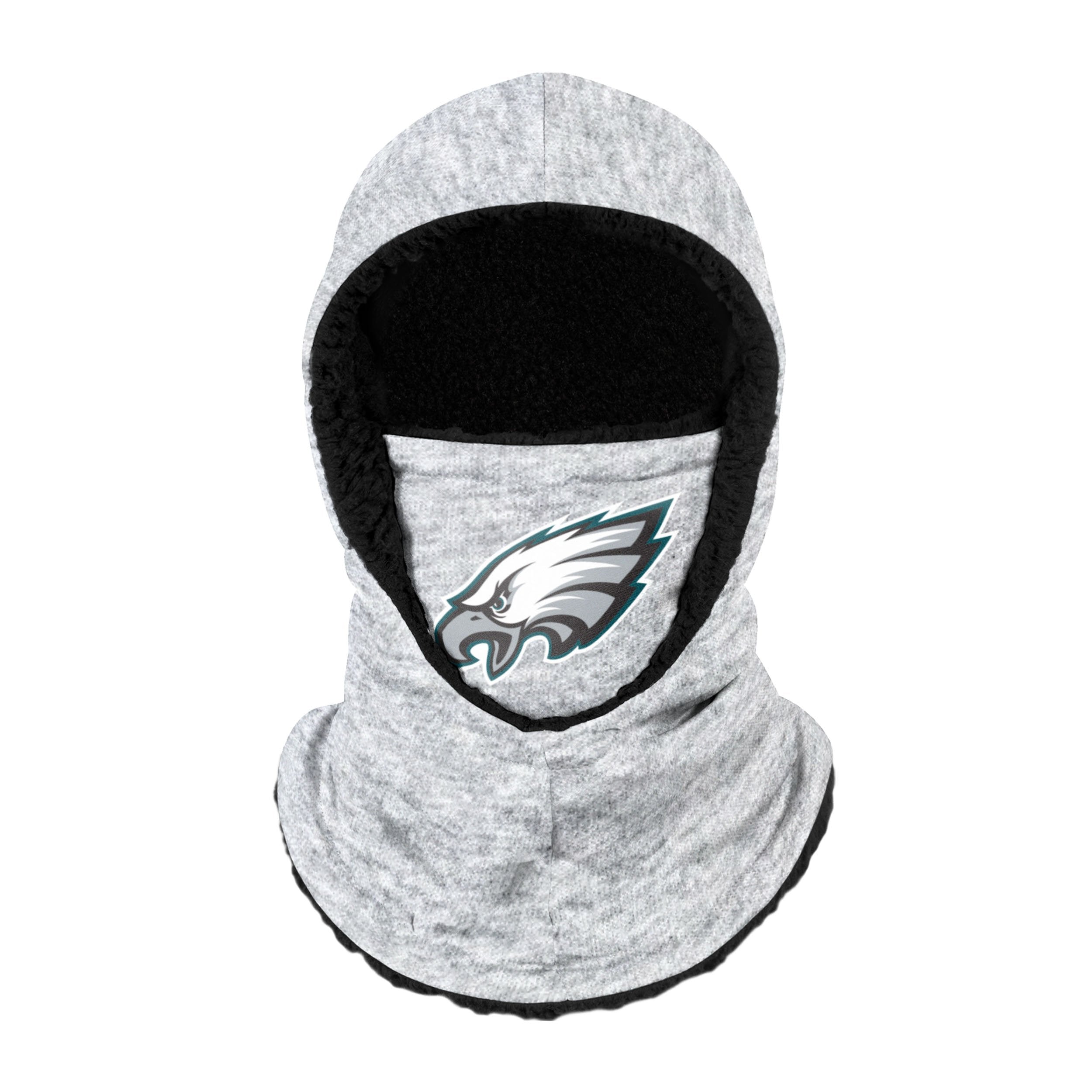 Women's Philadelphia Eagles Heather Charcoal Plus Size Fleece Full