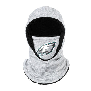 Philadelphia Eagles NFL Heather Grey Big Logo Hooded Gaiter