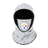 Pittsburgh Steelers NFL Heather Grey Big Logo Hooded Gaiter