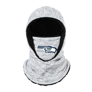 Seattle Seahawks NFL Heather Grey Big Logo Hooded Gaiter