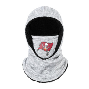Tampa Bay Buccaneers NFL Heather Grey Big Logo Hooded Gaiter