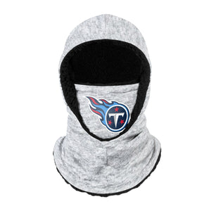 Tennessee Titans NFL Heather Grey Big Logo Hooded Gaiter