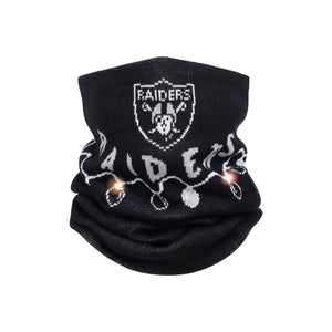 Las Vegas Raiders NFL Light Up Knit Gaiter Scarf