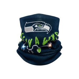 Seattle Seahawks NFL Light Up Knit Gaiter Scarf