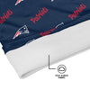 New England Patriots NFL Mini Script Fleece Gaiter Scarf