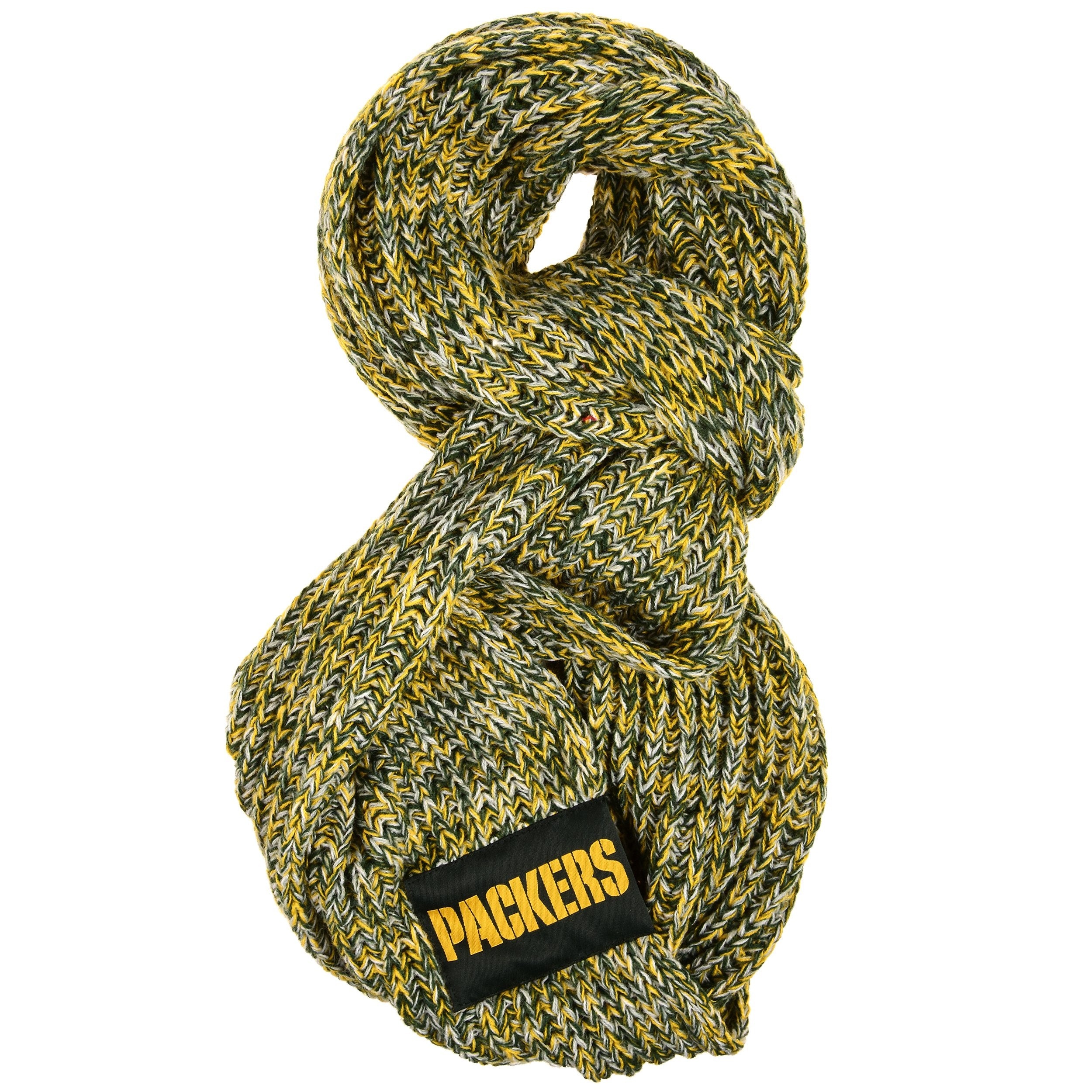 Packers Long Stocking Hat-scarf Combo Green Bay Long Stocking 