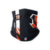 Cincinnati Bengals NFL Auden Tate On-Field Sideline Logo Gaiter Scarf