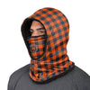 Chicago Bears NFL Plaid Hooded Gaiter