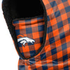 Denver Broncos NFL Plaid Hooded Gaiter