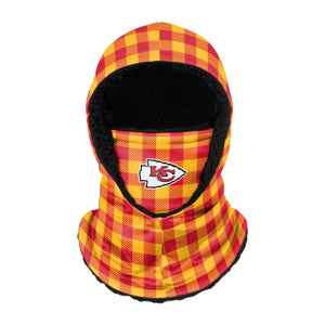 Kansas City Chiefs NFL Plaid Hooded Gaiter