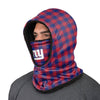 New York Giants NFL Plaid Hooded Gaiter