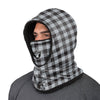 Las Vegas Raiders NFL Plaid Hooded Gaiter