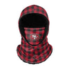 San Francisco 49ers NFL Plaid Hooded Gaiter