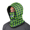 Seattle Seahawks NFL Plaid Hooded Gaiter