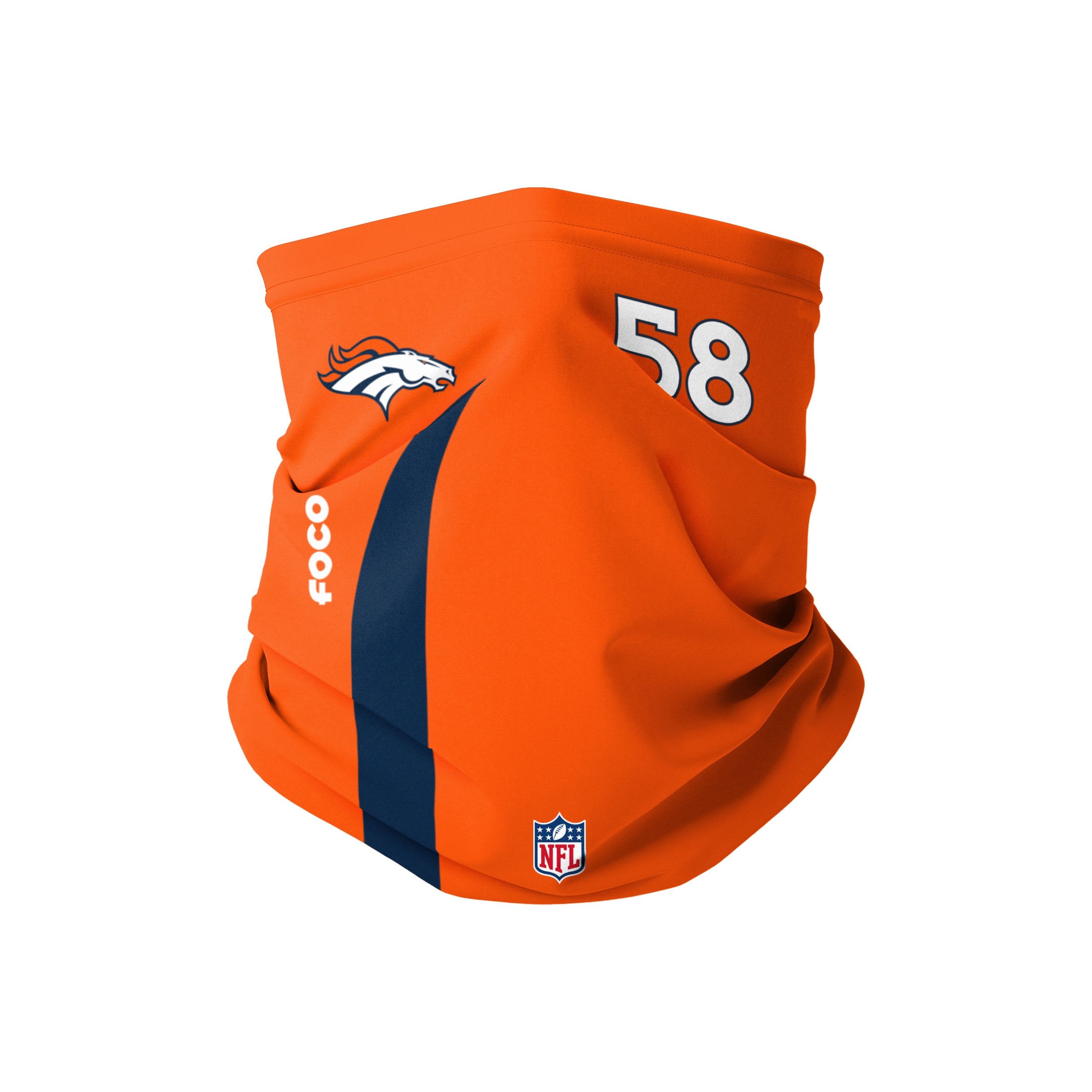 Denver Broncos NFL Von Miller On-Field Sideline Gaiter Scarf