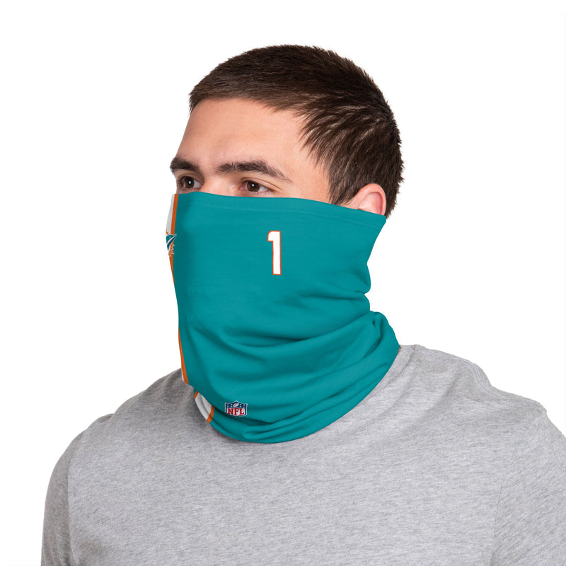 Miami Dolphins Tua Tagovailoa Neck & Face Gaiter Scarf