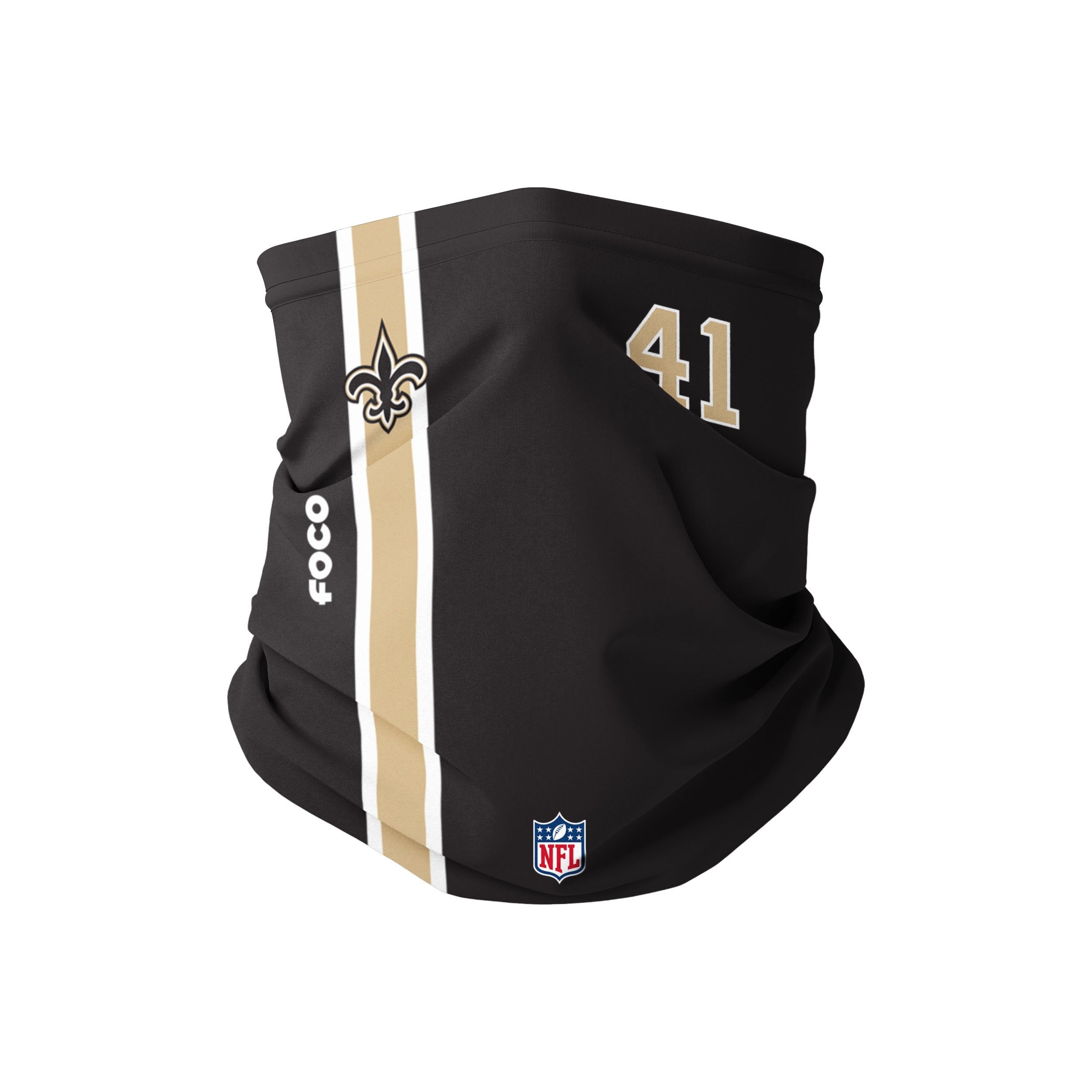 New Orleans Saints NFL Alvin Kamara On-Field Sideline Gaiter Scarf